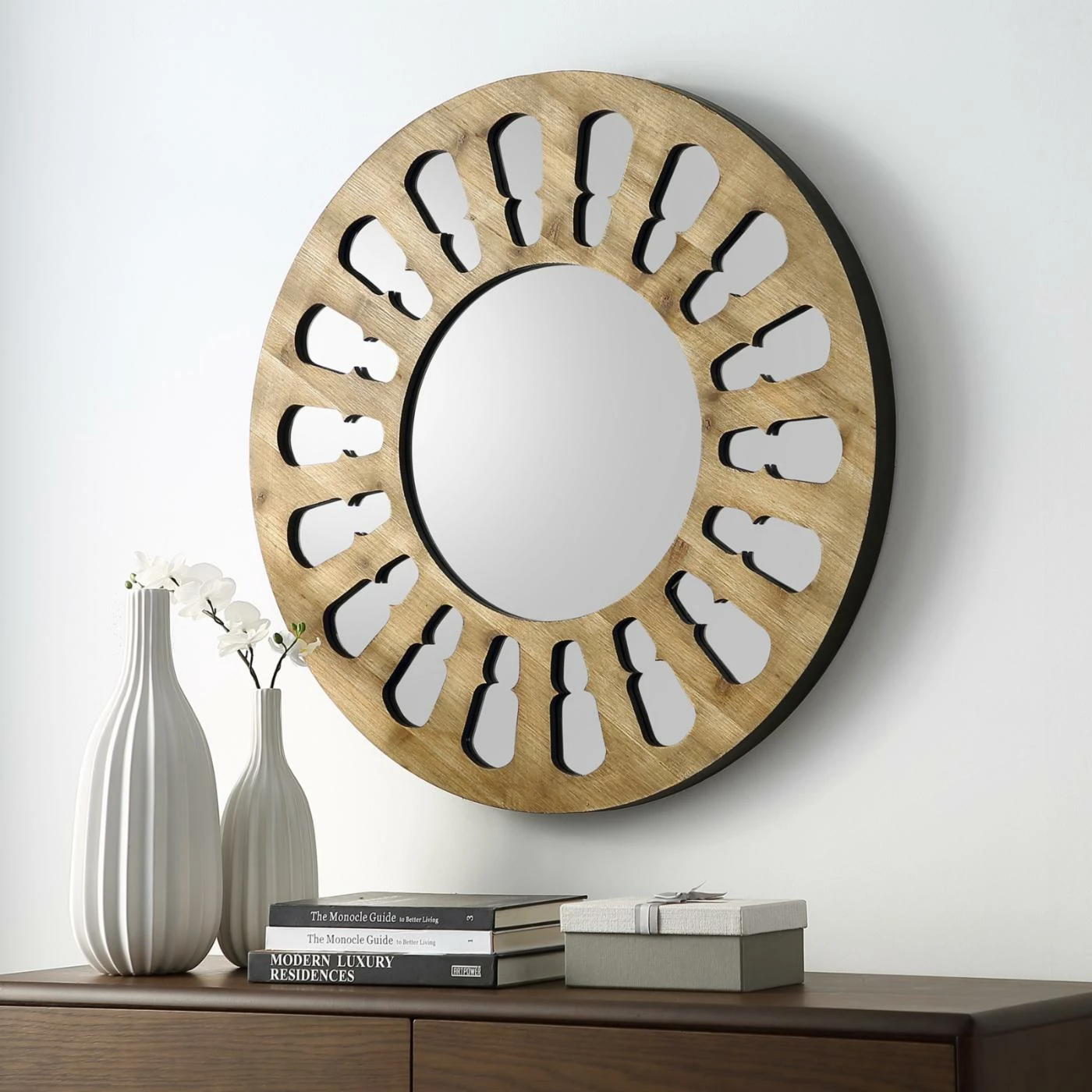 Outlet π Manor Park Round Wall Mirror - 32 Diam. X 2D In. π - Image 2