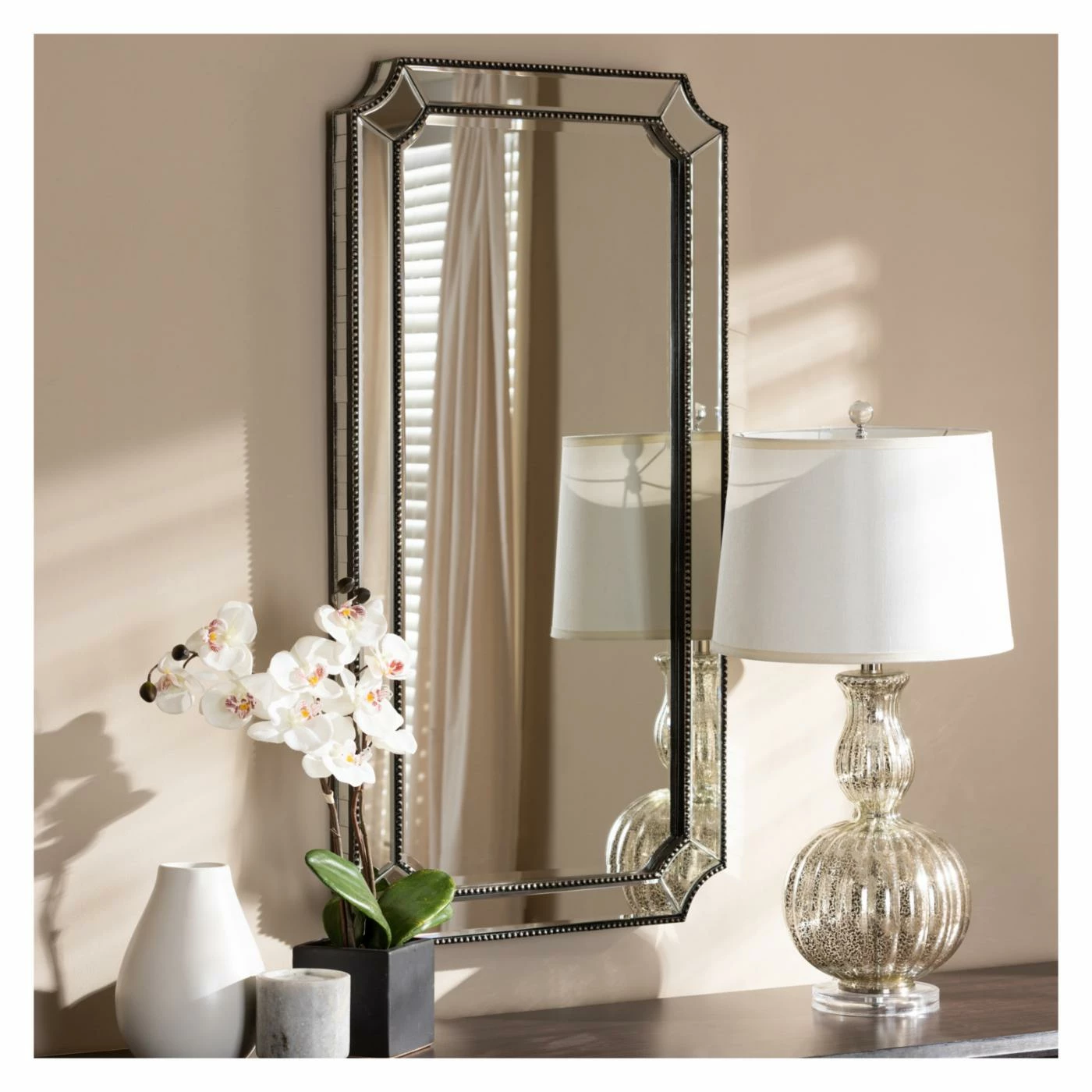 Best Pirce π― Baxton Studio Romina Wall Mirror - 20W X 40H In. π - Image 2