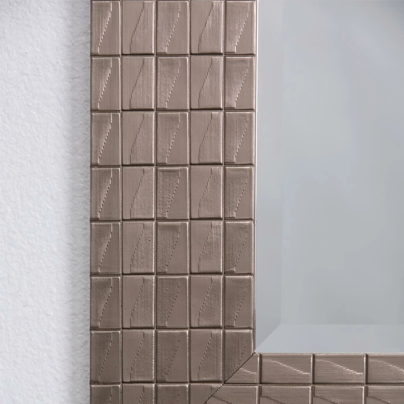 Brand new π Yosemite Home Decor Yosemite Home Silver Blocks Framed Wall Mirror π - Image 2