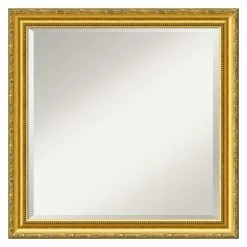 Coupon 💯 Amanti Art Bathroom Vanity Colonial Embossed Gold Wall Mirror 🔥