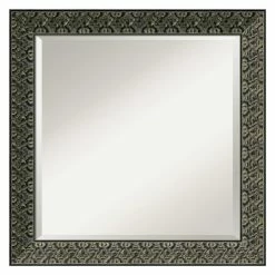 Promo 𧨠Amanti Art Bathroom Vanity Intaglio Antique Black Wall Mirror π