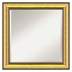 Budget π Amanti Art Bathroom Vanity Vegas Burnished Gold Wall Mirror π