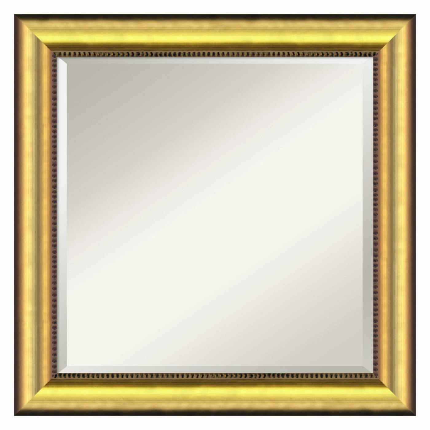 Budget π Amanti Art Bathroom Vanity Vegas Burnished Gold Wall Mirror π