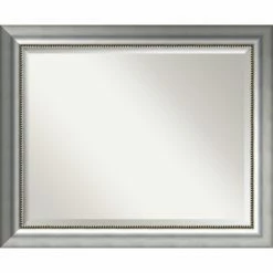 Hot Sale π Bathroom Vanity Amanti Art Bathroom Wall Mirror - Vegas Burnished Silver π€©