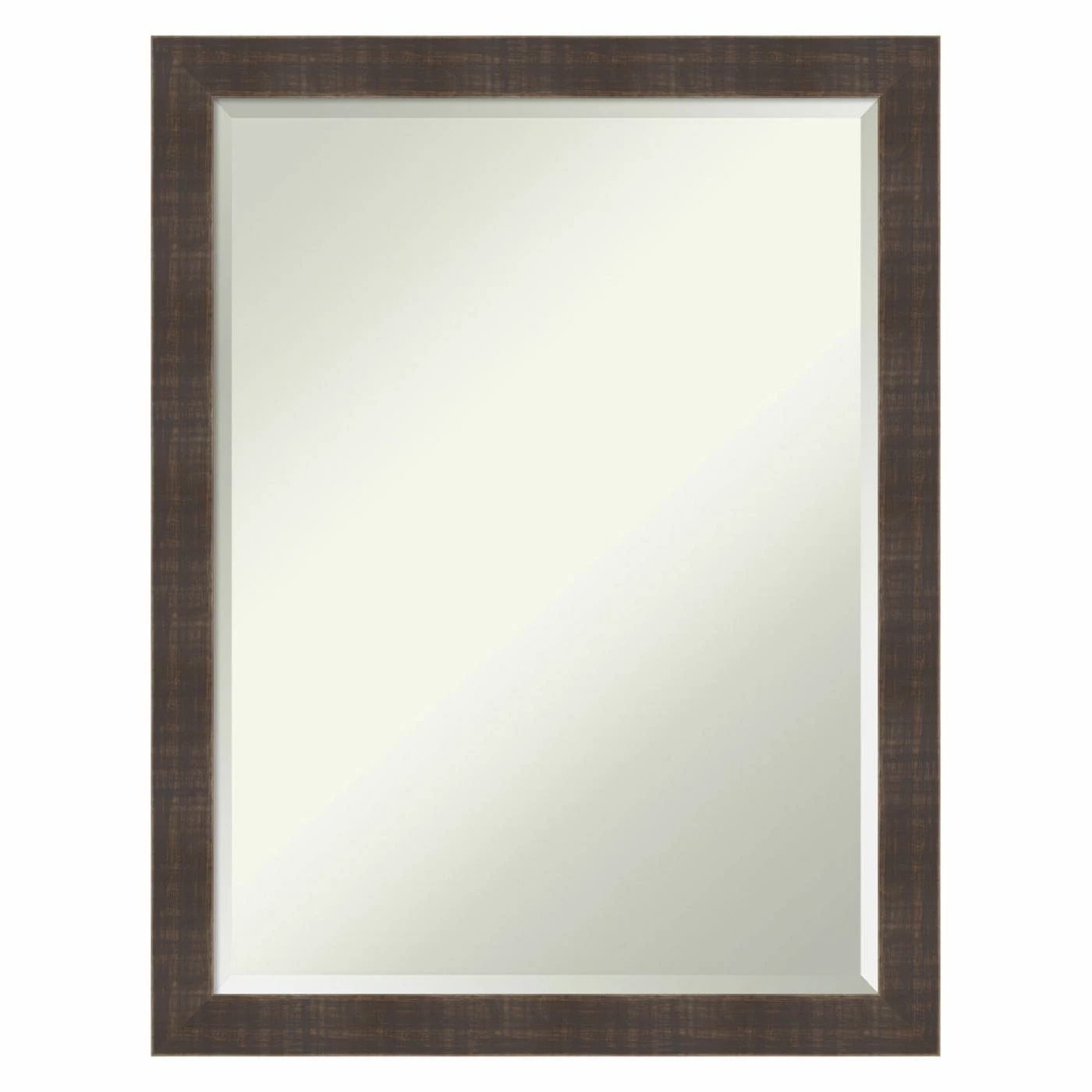 Best deal ā Amanti Art Whiskey Brown Rustic Wall Mirror - 21W X 27H In. ā