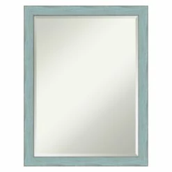 Promo โ Amanti Art Sky Blue Rustic Wall Mirror - 21W X 27H In. โ๏ธ