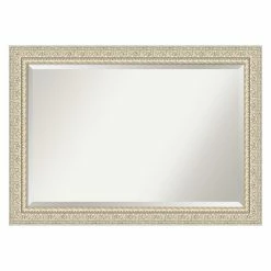 Buy π₯ Amanti Art Fair Baroque Rectangular Beveled Bathroom Vanity Mirror π
