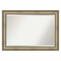 New β Amanti Art Mezzanine Rectangular Beveled Narrow Bathroom Vanity Mirror β€οΈ