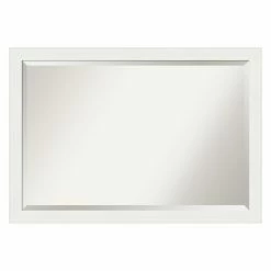 Brand new π Amanti Art Vanity White Narrow Framed Bathroom Vanity Mirror π