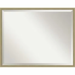 Promo π Bathroom Vanity Amanti Art Lucie Beveled Rectangular Wall Mirror π₯