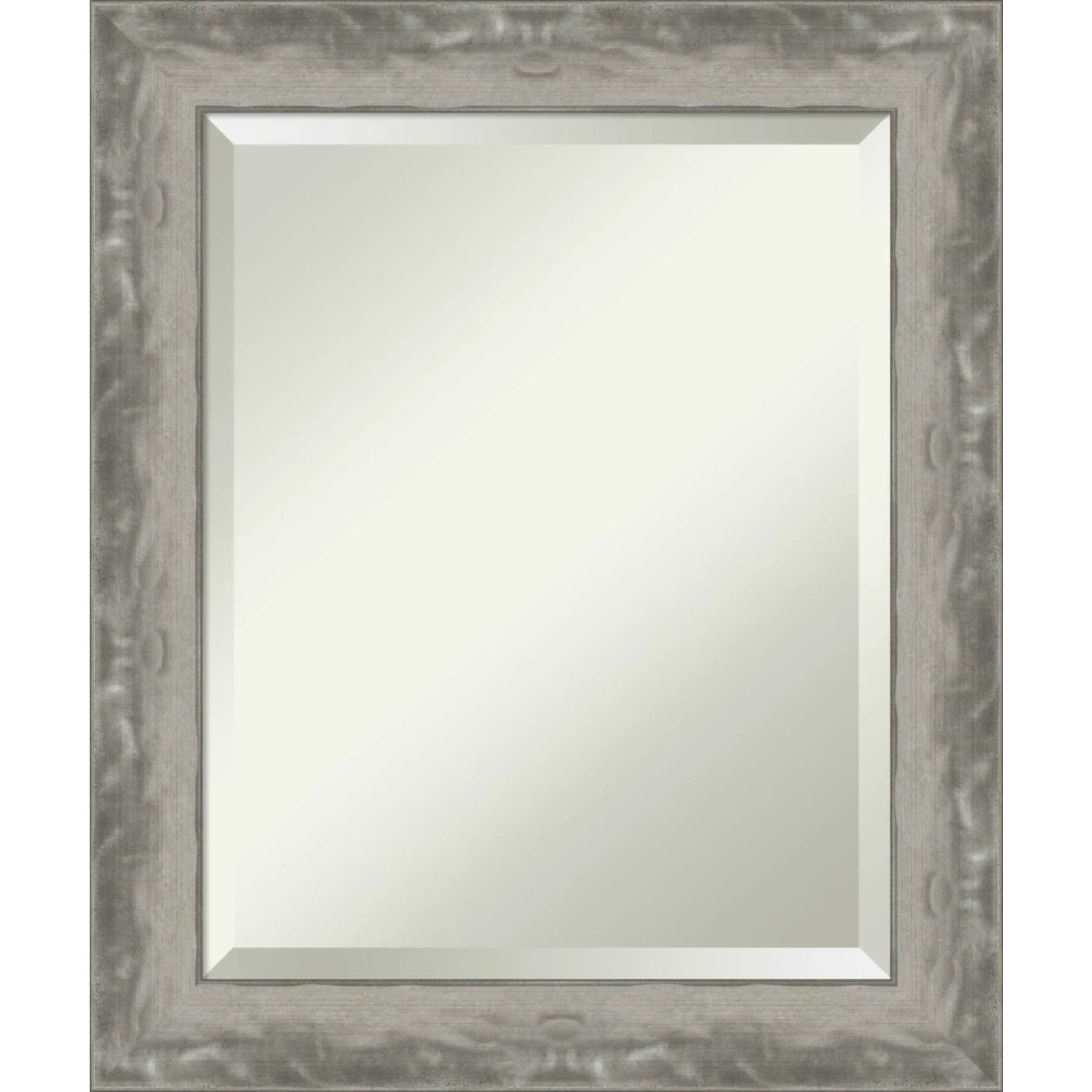 Hot Sale π Amanti Art Waveline Silver Framed Wall Mirror - 20.50 X 24.50 In π