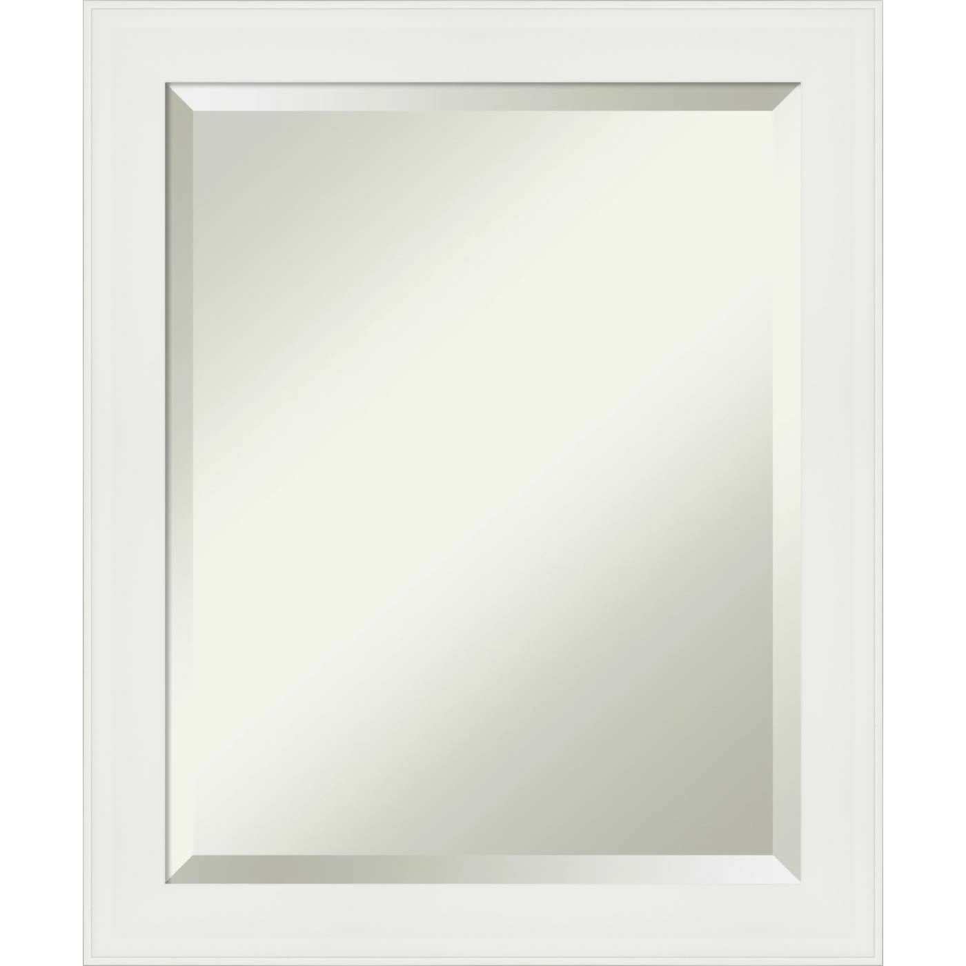 Buy π Amanti Art Vanity White Framed Wall Mirror - 19.38 X 23.38 In β€οΈ
