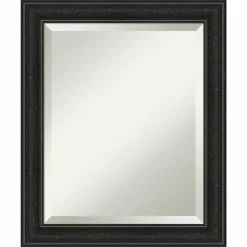 Best Pirce 👏 Amanti Art Shipwreck Black Narrow Framed Wall Mirror - 20 X 24 In 👏
