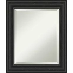 Buy 👍 Amanti Art Shipwreck Black Framed Wall Mirror - 21.38 X 25.38 In 🔥