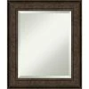 Best deal 🤩 Amanti Art Ridge Bronze Framed Wall Mirror - 21.62 X 25.62 In 💯