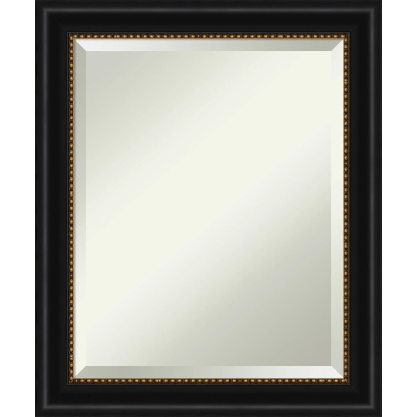 Budget π Amanti Art Manhattan Black Framed Wall Mirror - 19.88 X 23.88 In π