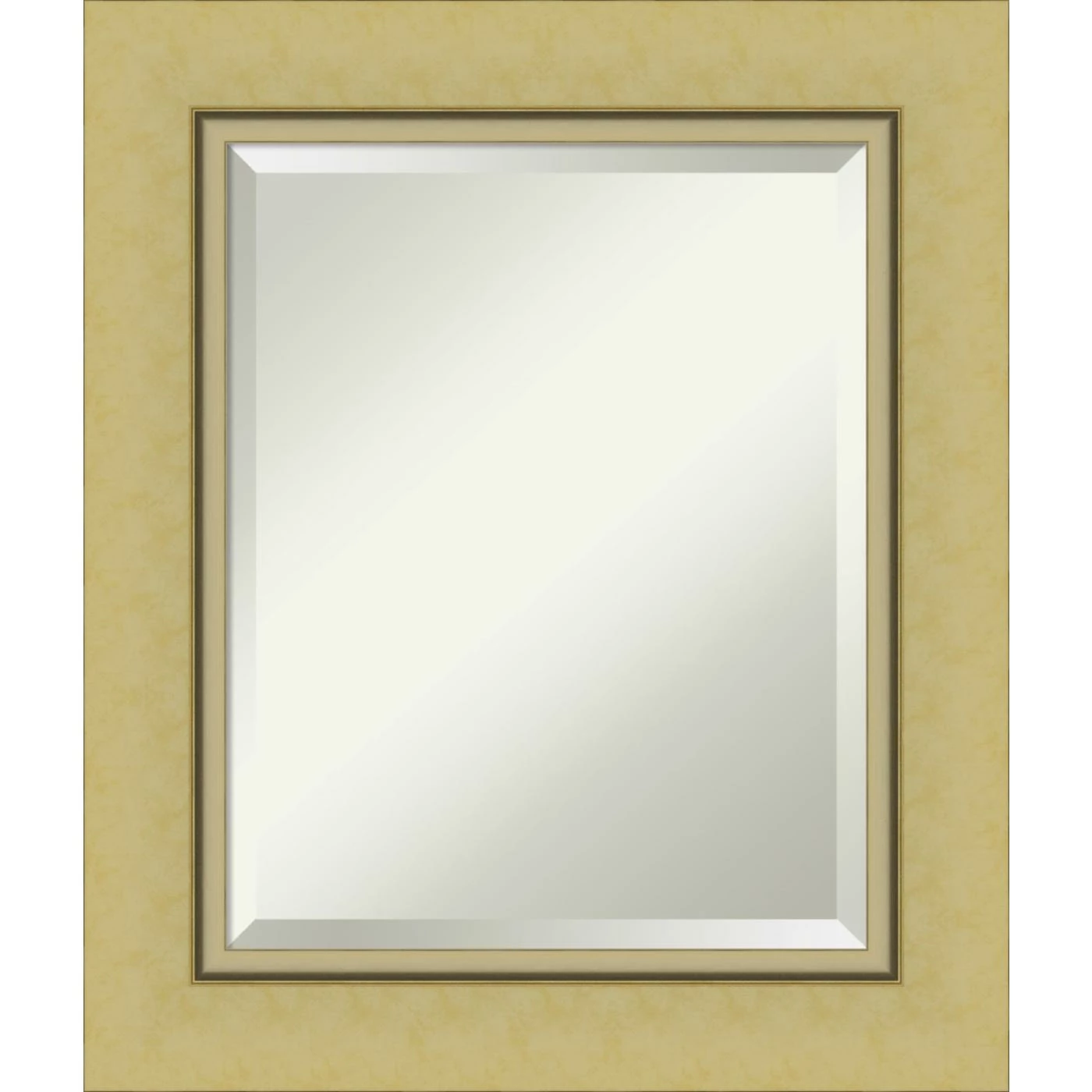 New β€οΈ Amanti Art Landon Gold Framed Wall Mirror - 22.25 X 26.25 In π