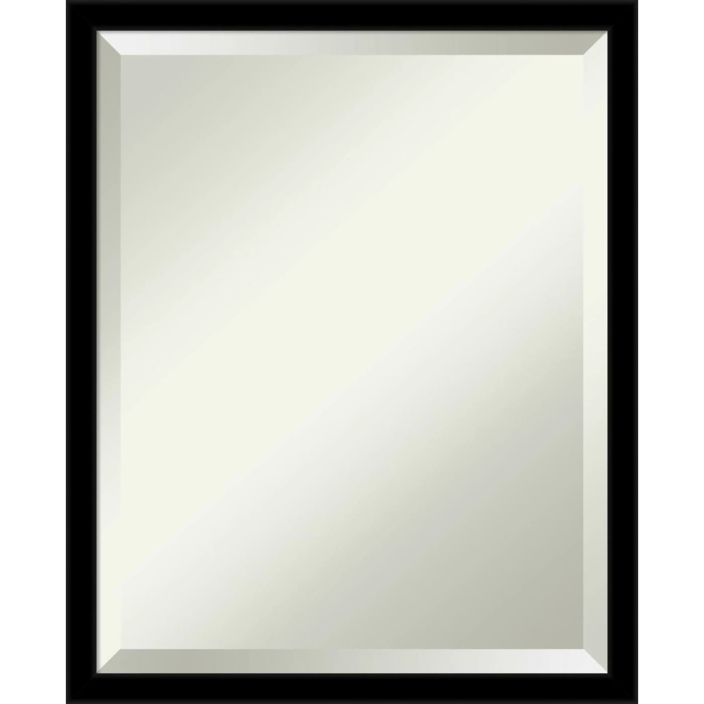 Best Sale π Amanti Art Jet Black Framed Wall Mirror - 17.38 X 21.38 In π