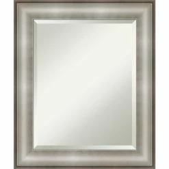 New ✔️ Amanti Art Imperial Silver Framed Wall Mirror - 20.88 X 24.88 In 🎁
