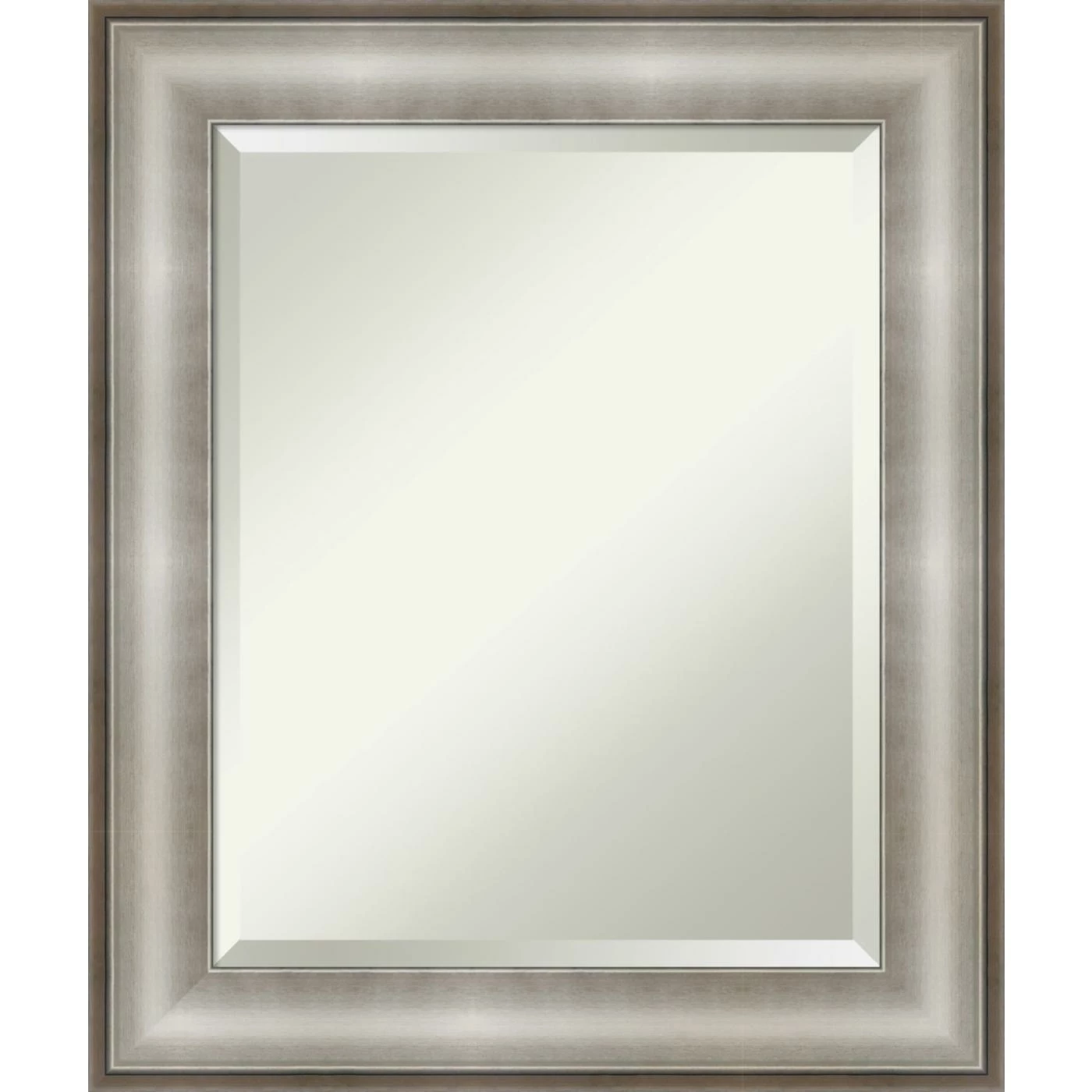 New βοΈ Amanti Art Imperial Silver Framed Wall Mirror - 20.88 X 24.88 In π