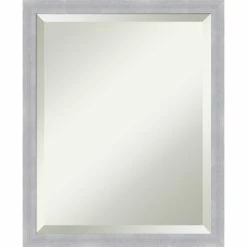 Brand new ๐งจ Amanti Art Grace Brushed Nickel Framed Wall Mirror - 17.88 X 21.88 In ๐งจ