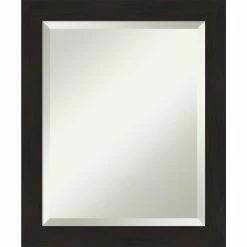 Buy 👍 Amanti Art Furniture Espresso Narrow Framed Wall Mirror - 19.50 X 23.50 In 🛒