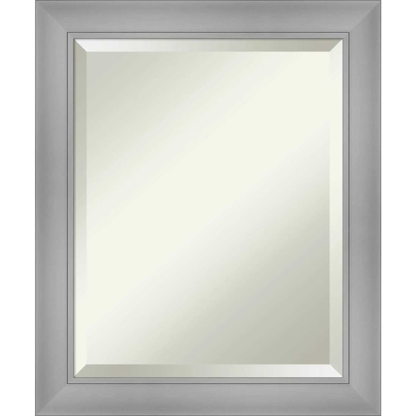Coupon π Amanti Art Flair Polished Nickel Framed Wall Mirror - 19.88 X 23.88 In π₯