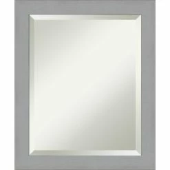 Top 10 ๐ Amanti Art Brushed Nickel Framed Wall Mirror - 19.38 X 23.38 In ๐คฉ