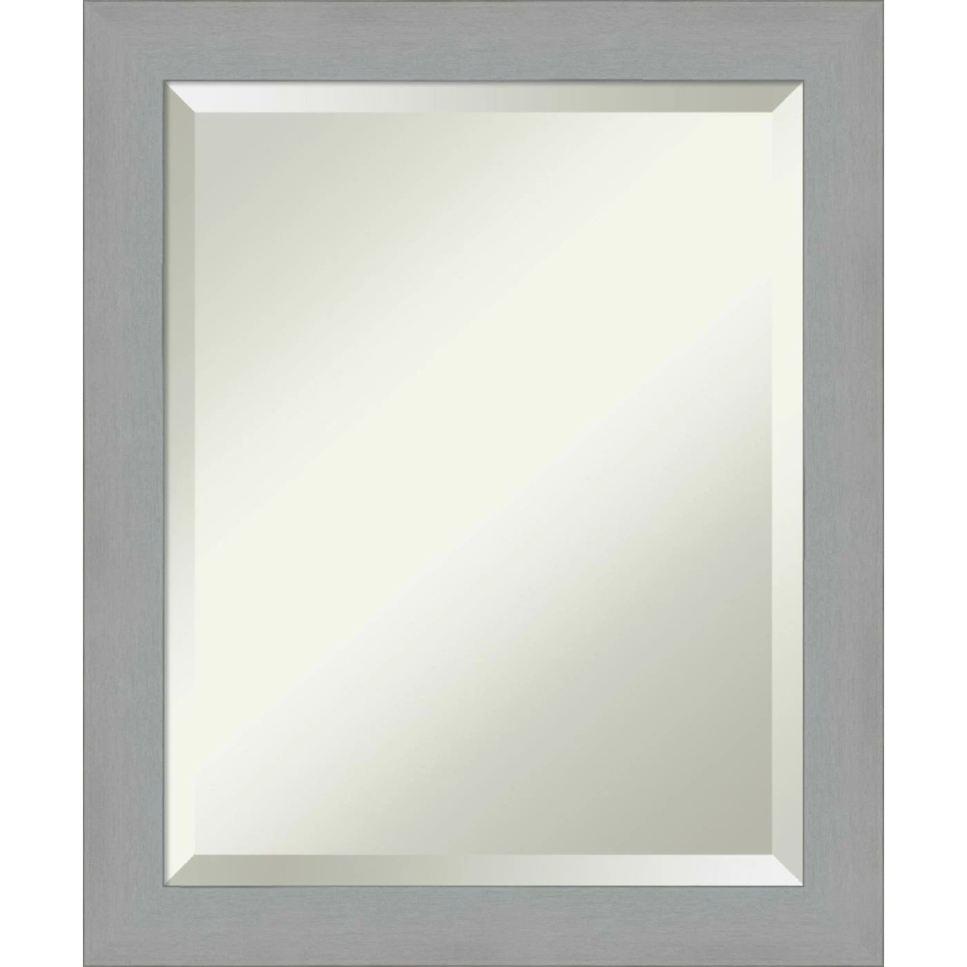 Top 10 π Amanti Art Brushed Nickel Framed Wall Mirror - 19.38 X 23.38 In π€©