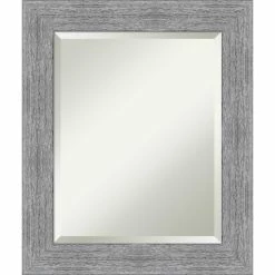 Best reviews of 😉 Amanti Art Bark Rustic Grey Framed Wall Mirror - 21.12 X 25.12 In 🔔