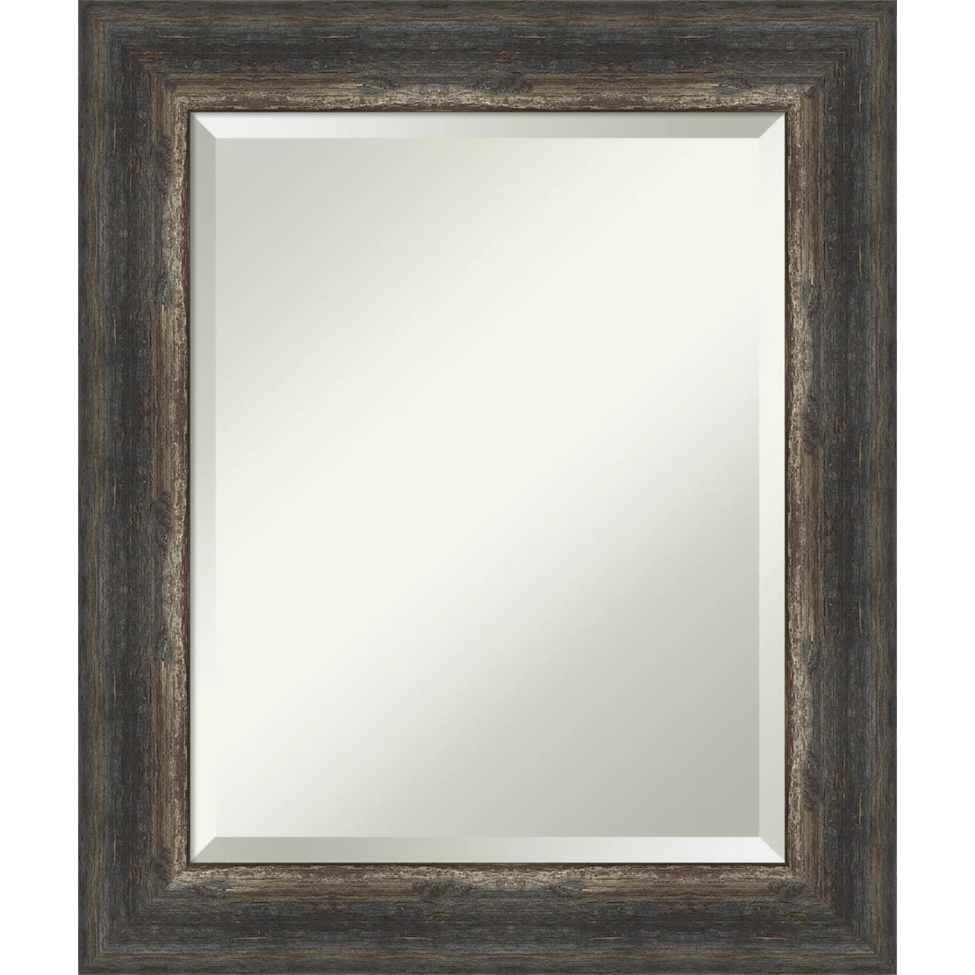 Flash Sale ⌛ Amanti Art Bark Rustic Char Framed Wall Mirror - 21.12 X 25.12 In ❤️