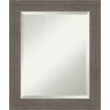 Outlet 🔔 Amanti Art Alta Brown Grey Framed Wall Mirror - 20.62 X 24.62 In ⌛