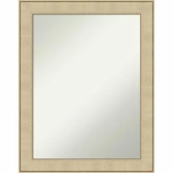 Flash Sale ๐ Amanti Art Classic Honey Silver Framed Non-Beveled Bathroom Vanity Wall Mirror - 22 X 28 In ๐