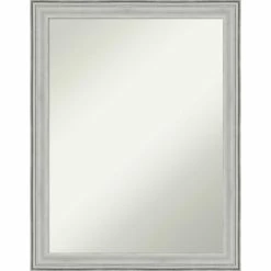 Top 10 π Amanti Art Bel Volto Silver Wood Framed Non-Beveled Bathroom Vanity Wall Mirror - 21 X 27 In π₯