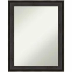 Best reviews of π Amanti Art Allure Charcoal Wood Framed Non-Beveled Bathroom Vanity Wall Mirror - 22.5 X 28.5 In βοΈ