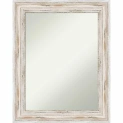Top 10 π Amanti Art Alexandria White Wash Wood Framed Non-Beveled Bathroom Vanity Wall Mirror - 23 X 29 In β€οΈ