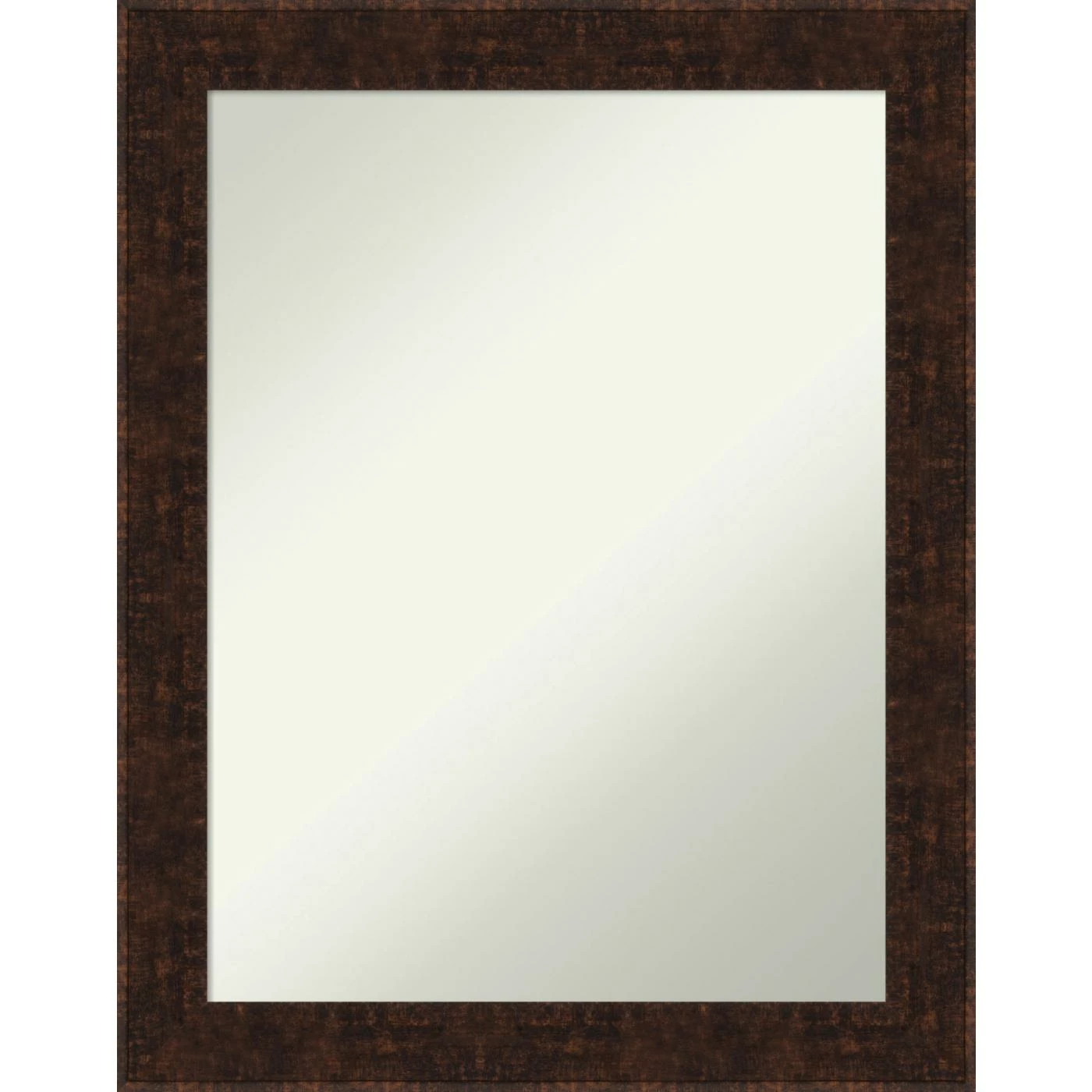Budget β¨ Amanti Art William Mottled Bronze Framed Non-Beveled Bathroom Vanity Wall Mirror - 22 X 28 In βοΈ