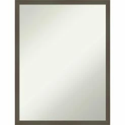 Cheapest β Amanti Art Svelte Clay Grey Wood Framed Non-Beveled Bathroom Vanity Wall Mirror - 19.25 X 25.25 In π₯