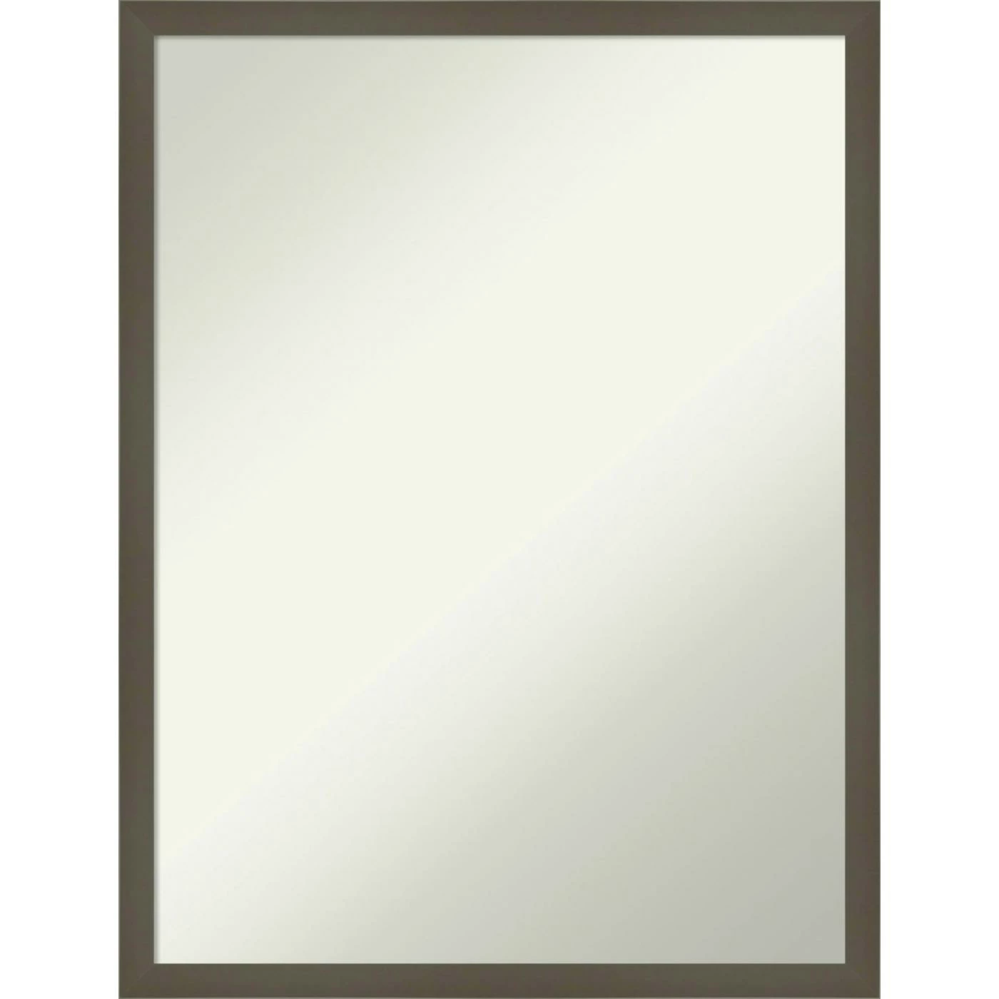 Cheapest β Amanti Art Svelte Clay Grey Wood Framed Non-Beveled Bathroom Vanity Wall Mirror - 19.25 X 25.25 In π₯