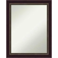 Promo β Amanti Art Signore Bronze Wood Framed Non-Beveled Bathroom Vanity Wall Mirror - 22.25 X 28.25 In π₯°