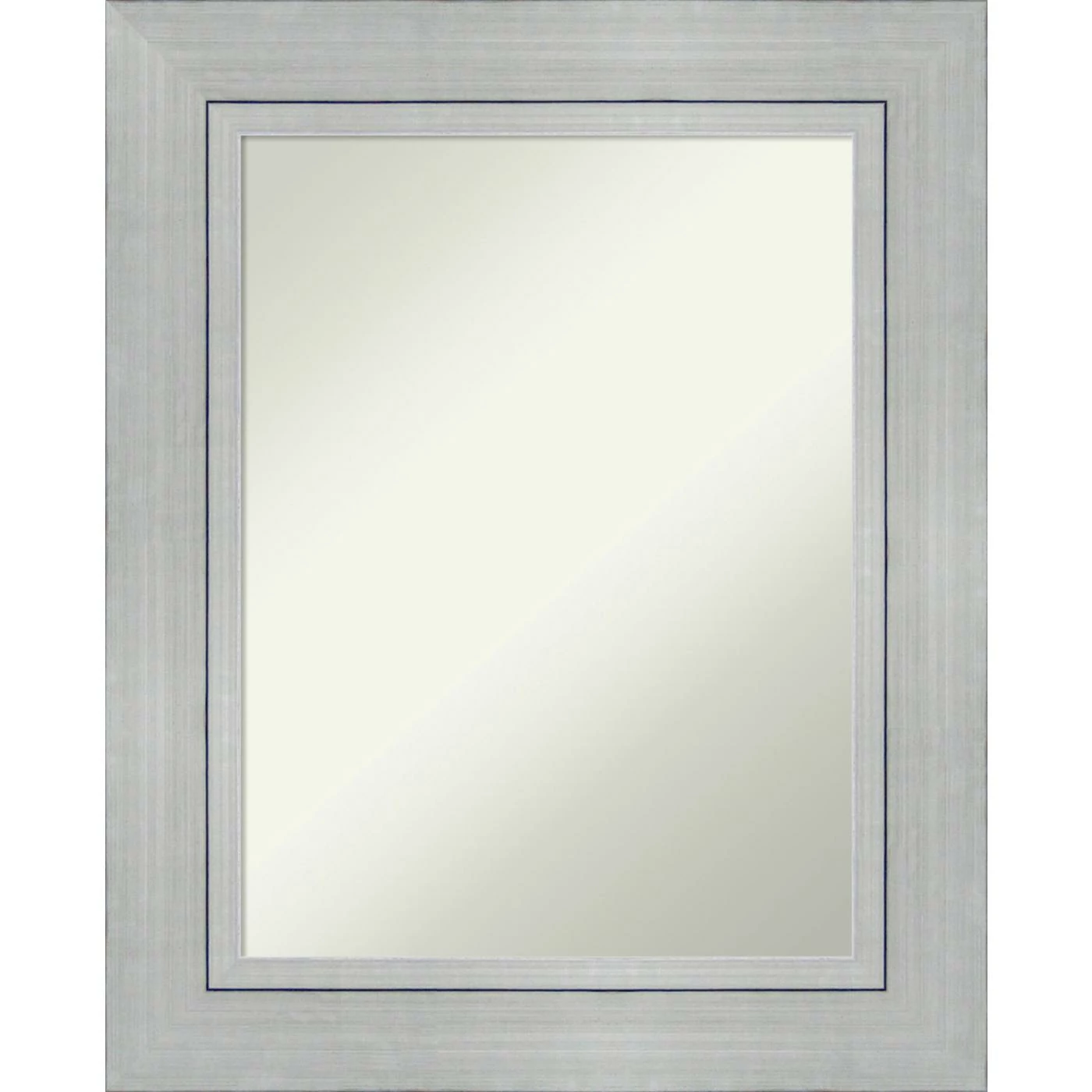 Cheapest β€οΈ Amanti Art Romano Silver Wood Framed Non-Beveled Bathroom Vanity Wall Mirror - 25.25 X 31.25 In β