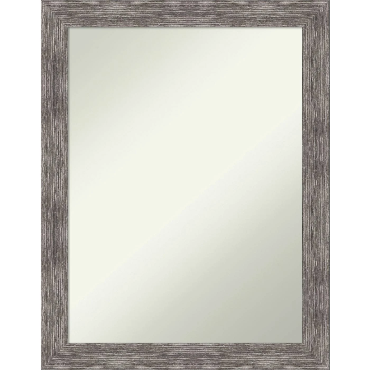 Best reviews of π₯ Amanti Art Pinstripe Plank Grey Narrow Framed Non-Beveled Bathroom Vanity Wall Mirror - 21.5 X 27.5 In β