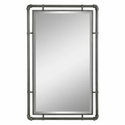Best Pirce 💯 Aspire Home Accents Morse Industrial Metal Wall Mirror - 20.5W X 33H In. 😀