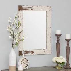 Best reviews of 🌟 Aspire Home Accents Serenad Farmhouse Wall Mirror - 22W X 30H In. 💯