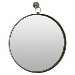 Promo ✨ Aspire Home Accents Bescott Suspended Round Wall Mirror - 24W X 28H In. 🛒