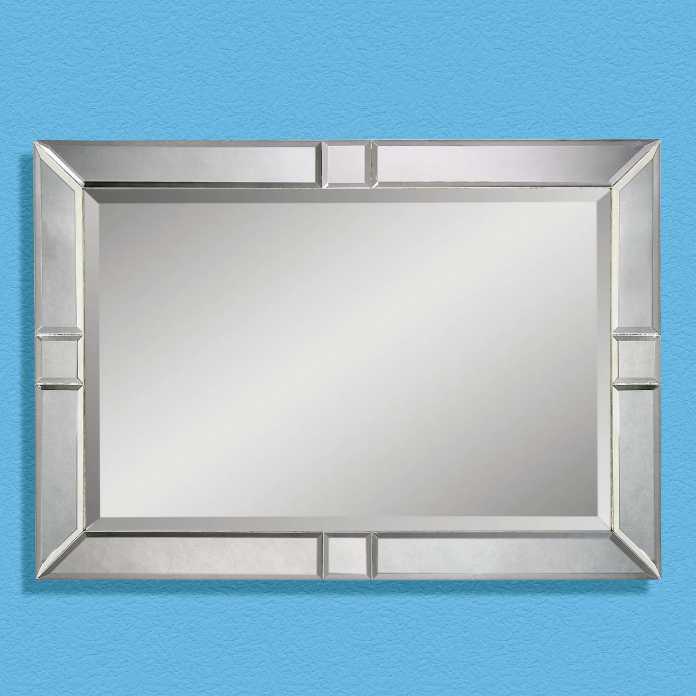 Best deal ๐ Bassett Mirror Company Frameless Mirrors Modern Venetian Rectangle Mirror - 42W X 30H In. ๐