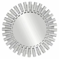 Hot Sale 👏 Bassett Mirror Company Baka Round Wall Mirror - 41 In. ⭐
