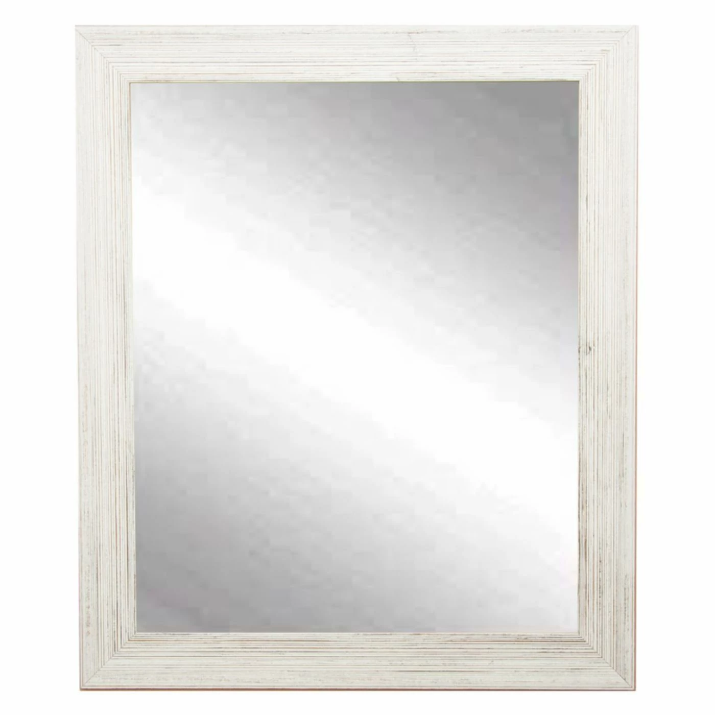 Promo π₯° BrandtWorks Designers Choice Rectangle Wall Mirror - Coastal White β