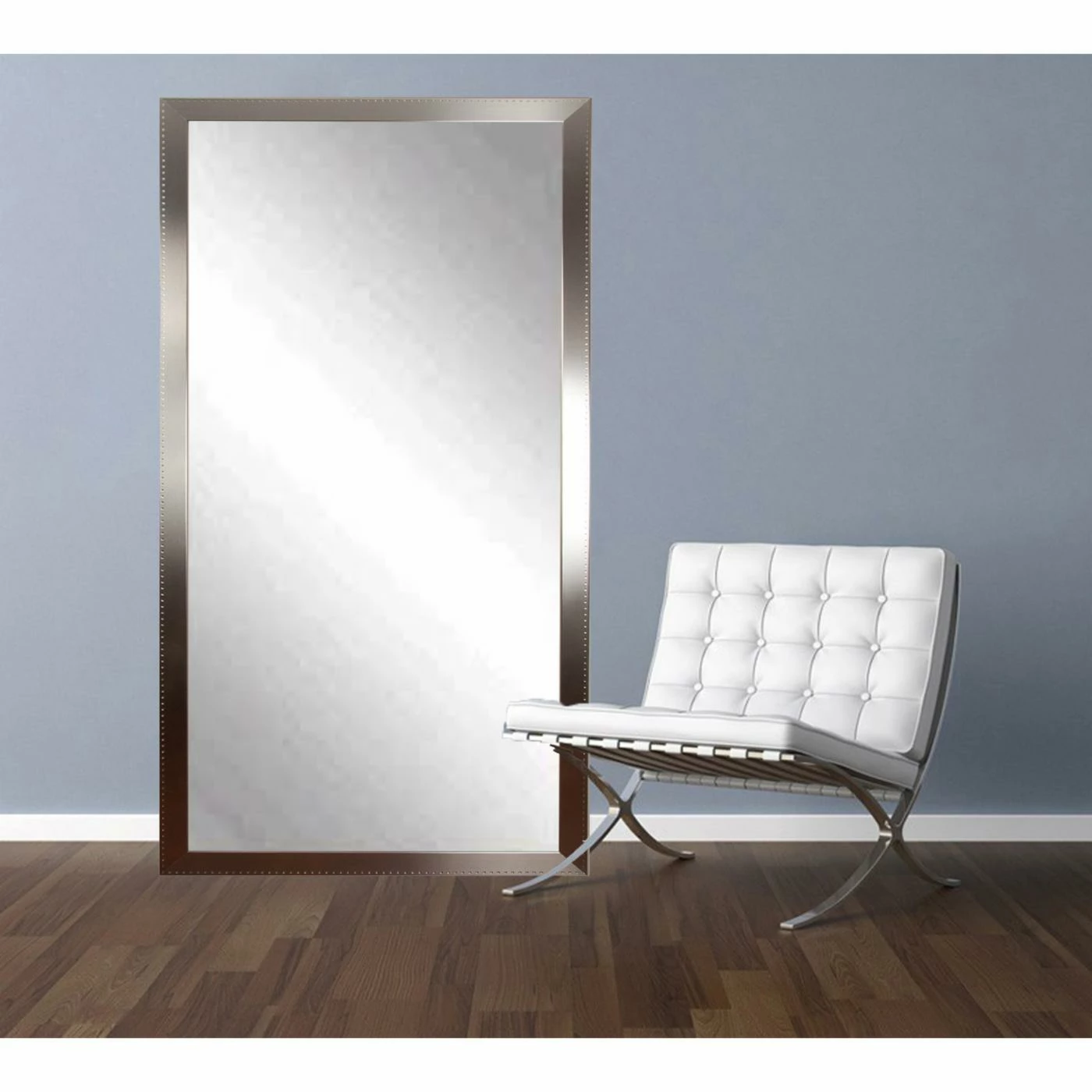 Buy π Floor & Leaning BrandtWorks Embossed Steel Full Length Mirror π
