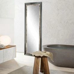 New ๐ Floor & Leaning BrandtWorks Weathered Harbor Floor Mirror ๐